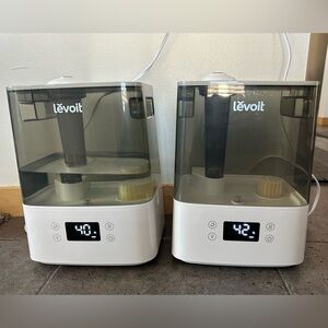 Set of 2 - Levoit White Humidifier with Digital Display
